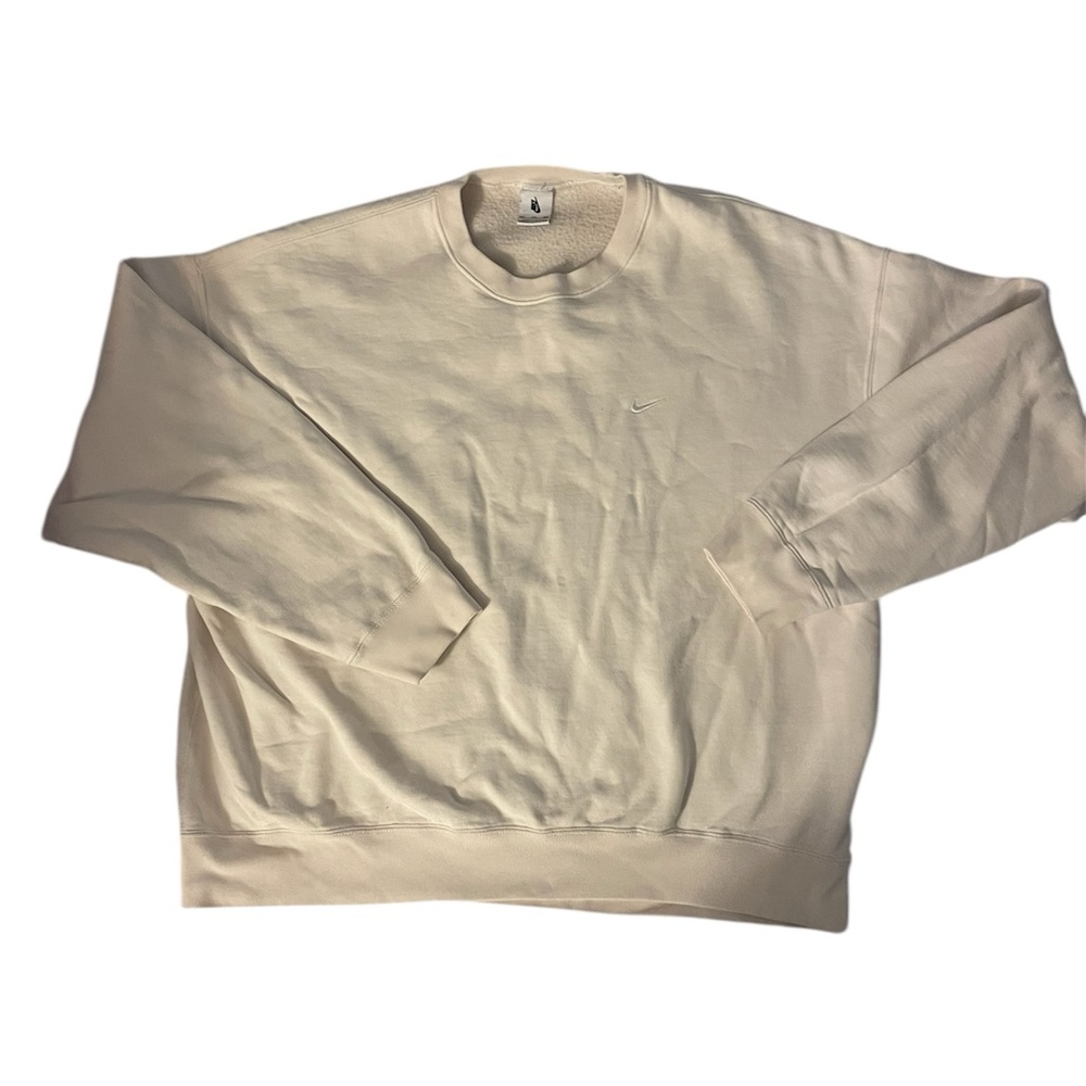 Nike Lab Solo Swoosh Crew Neck  Size 2 xLPhantom White CV0552- 030 2XL